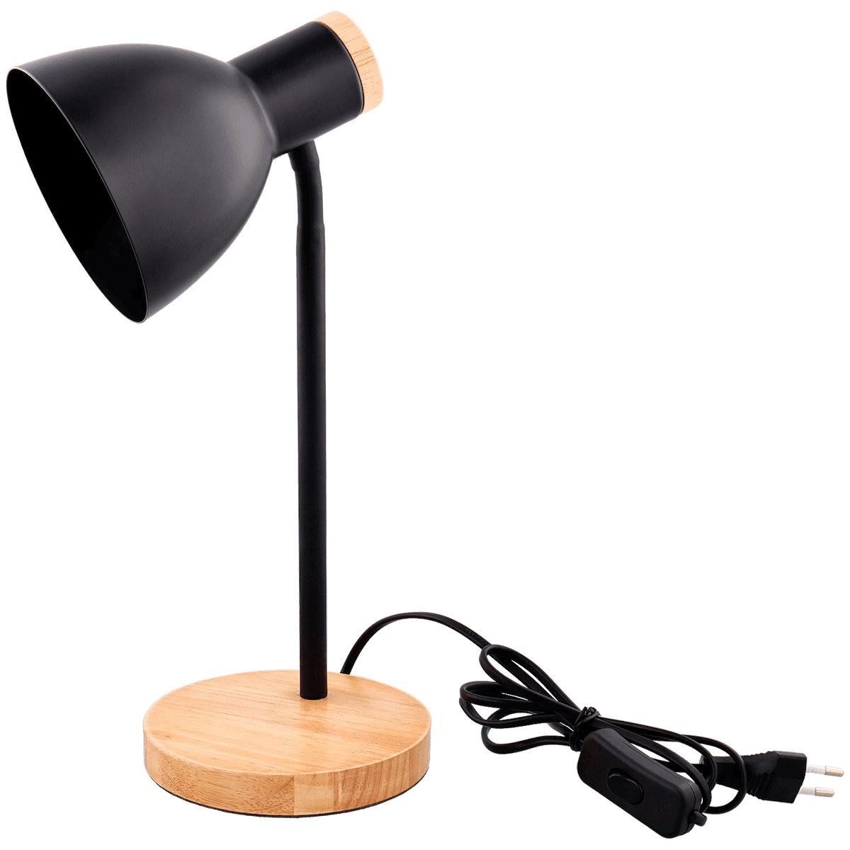 Tischlampe mit Holzfuß - DeinMarkt.at