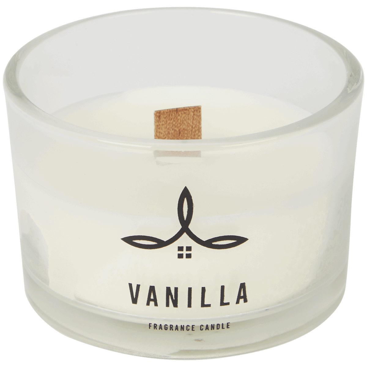 Duftkerze mit Holzdocht