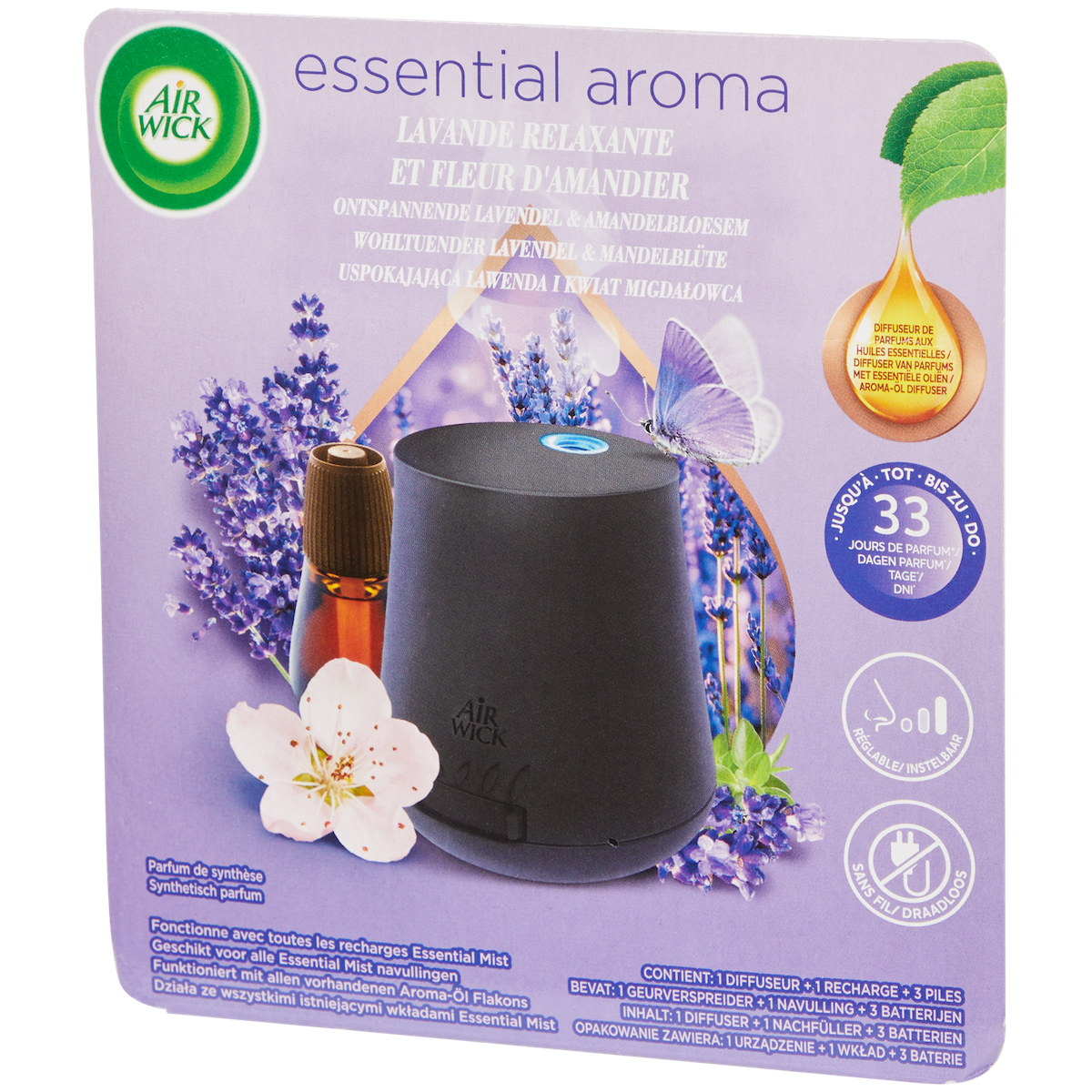 Air Wick Essential Aroma Öl-Duft Diffuser

Lavendel & Mandelblüten