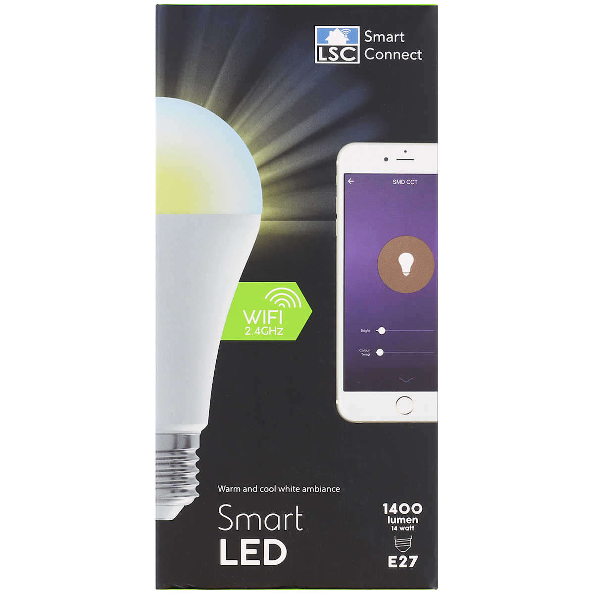 LSC Smart Connect Intelligente LED-Glühbirne

14 Watt | 1.400 Lumen - DeinMarkt.at 