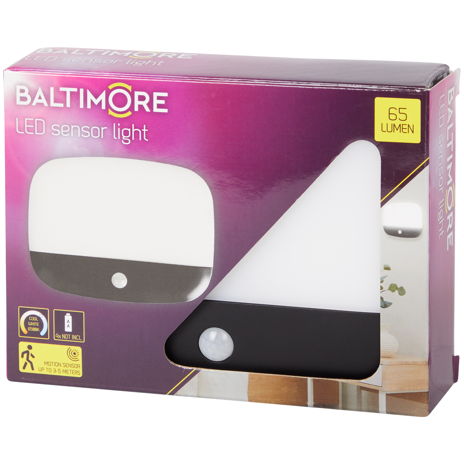 Baltimore LED-Sensorlampe

65 Lumen | 15x10 cm | - DeinMarkt.at 